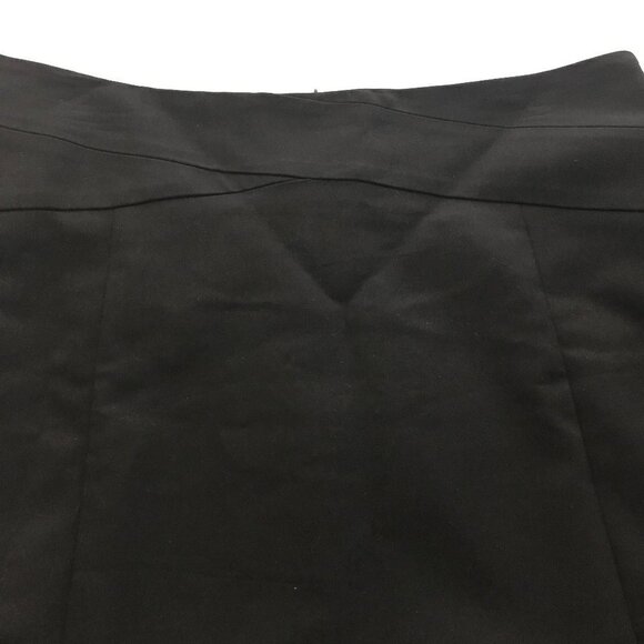 Elle Women's Black A-Line Fully Lined Stretch Skirt - Picture 5 of 12
